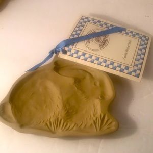 New Brown Bag Cookie Mold Bunny w/Recipe Book 1983 Easter